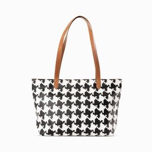 Thirty-one Modern Tote & All About The Benjamin’s Wallet in Classic Houndstooth